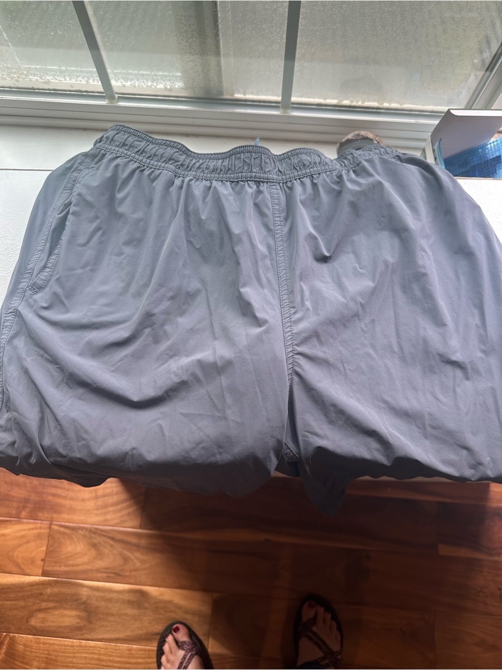 Kirkland Signature Men's Light Gray Athletic Shorts